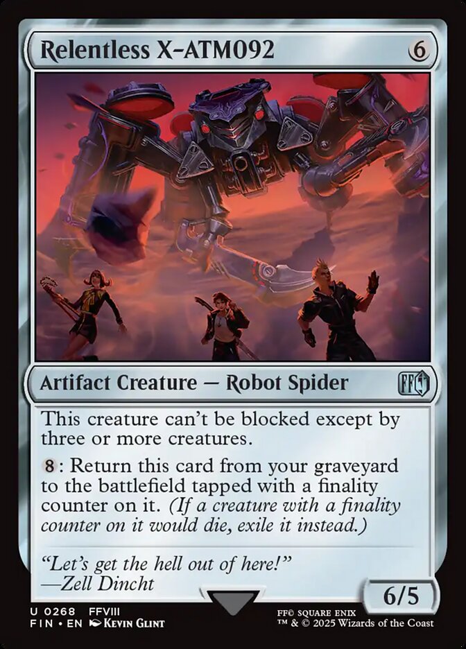 Relentless X-ATM092 Final Fantasy #268