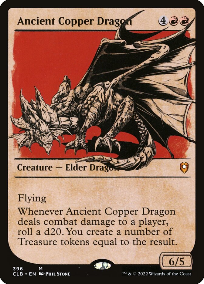 Ancient Copper Dragon - Commander Legends #396 Card Front
