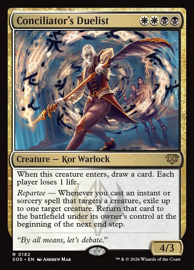 Conciliator's Duelist Secrets of Strixhaven #182Card Front