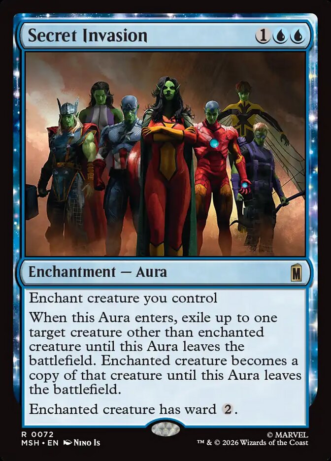 Marvel Superheroes Secret Invasion Card Front
