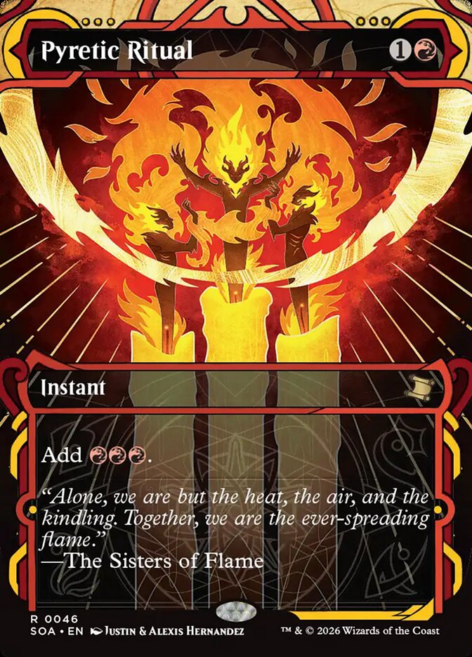 Pyretic Ritual Secrets of Strixhaven Mystical Archive #046Card Front