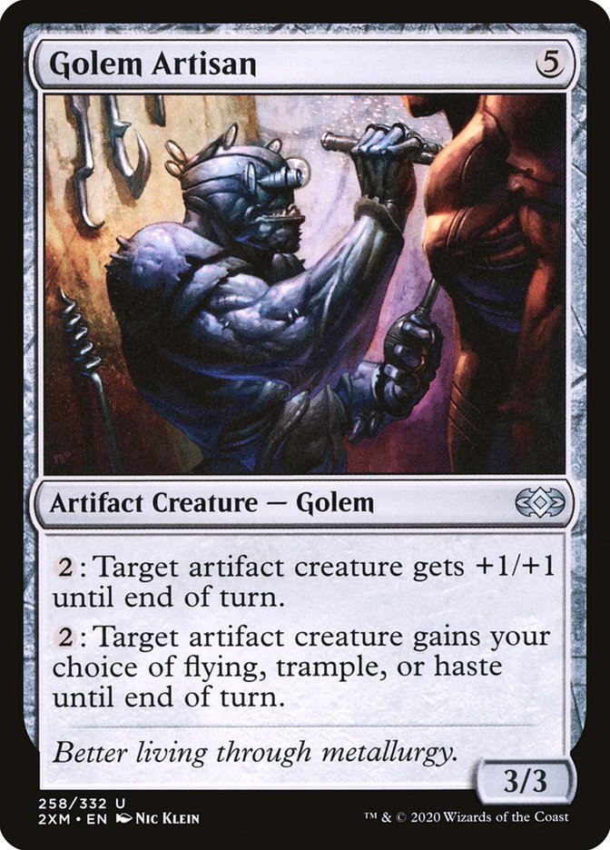 Golem Artisan Double Masters #258 Card Front