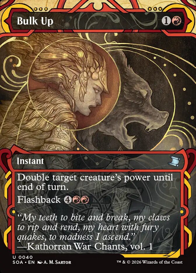 Bulk Up Secrets of Strixhaven Mystical Archive #040Card Front