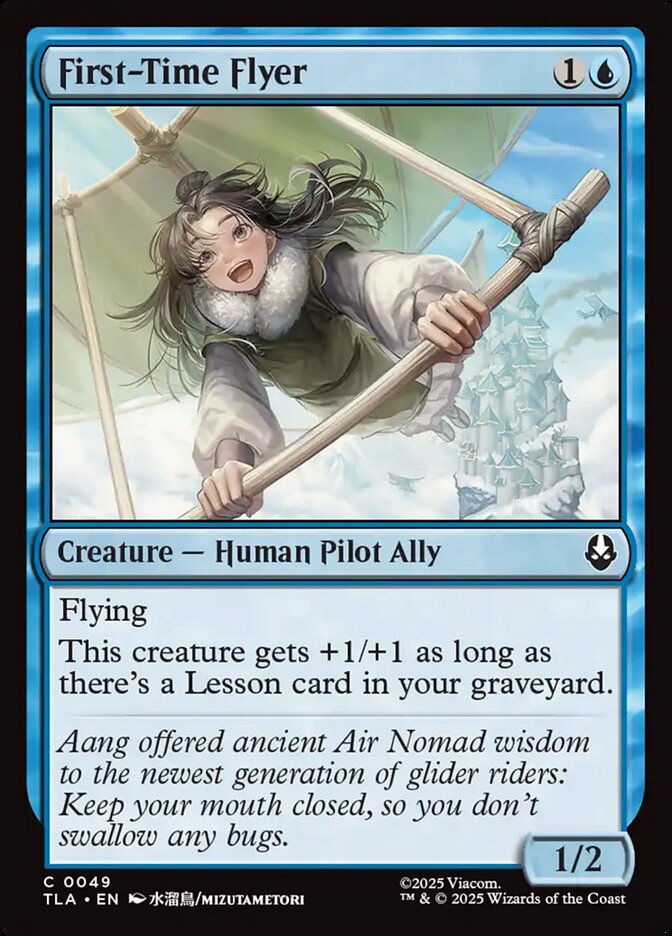 First-Time Flyer Avatar The Last Airbender #049 MTG Single Card Front