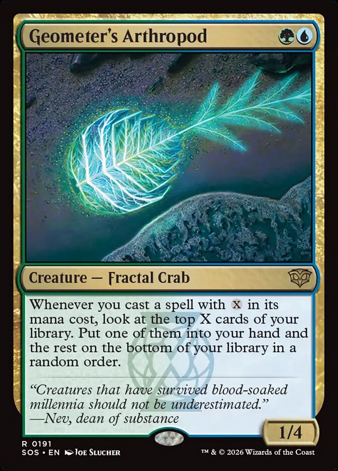 Geometer's Arthropod Secrets of Strixhaven #191Card Front