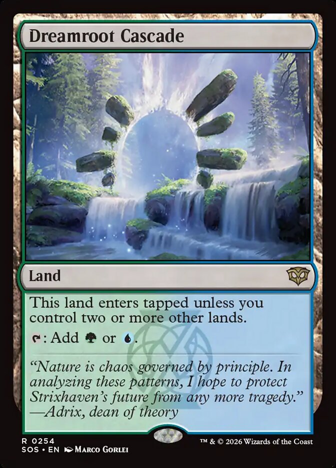 Dreamroot Cascade Secrets of Strixhaven #254Card Front