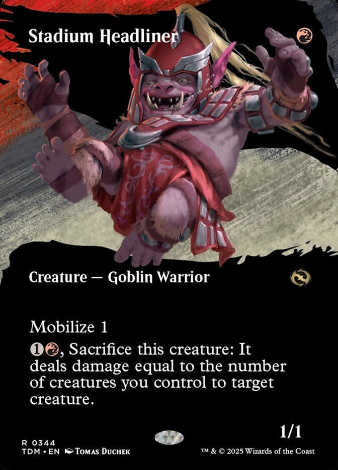 Borderless Stadium Headliner Tarkir Dragonstorm #344