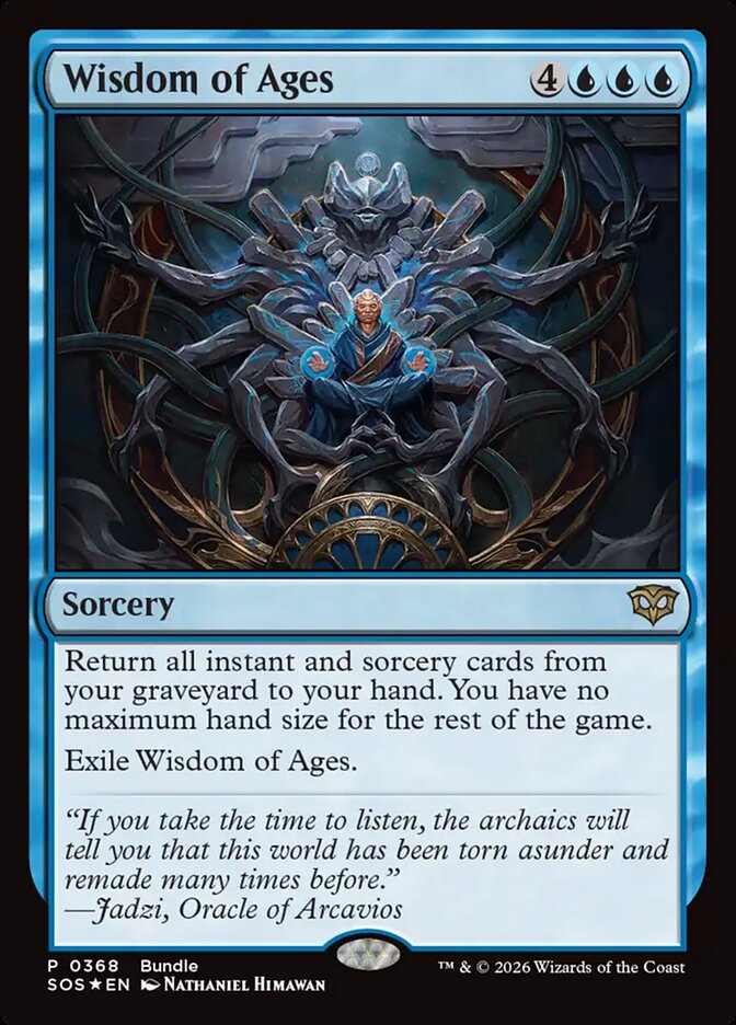 Wisdom of Ages Secrets of Strixhaven Bundle Promo #368Card Front
