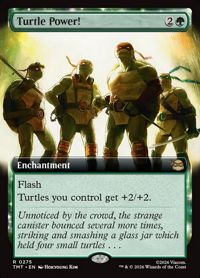 Turtle Power! Extended Art #275