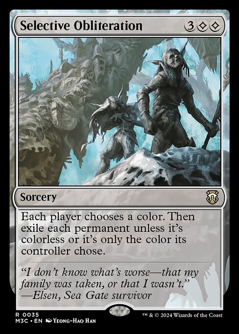 Selective Obliteration MTG Single | M3C Commander #035