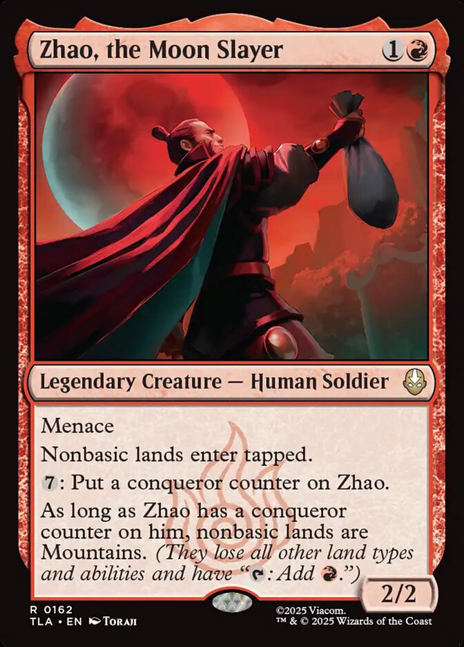 Zhao, the Moon Slayer Avatar The Last Airbender #162 MTG Single Card Front