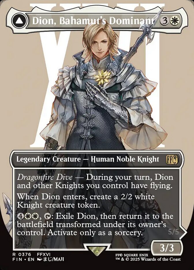 Borderless Dion, Bahamut's Dominant // Bahamut, Warden of Light Final Fantasy #376