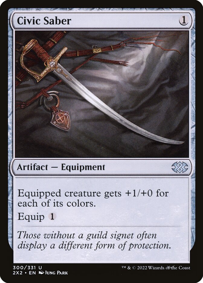 Civic Saber Double Masters 2 #300 | MTG Singles