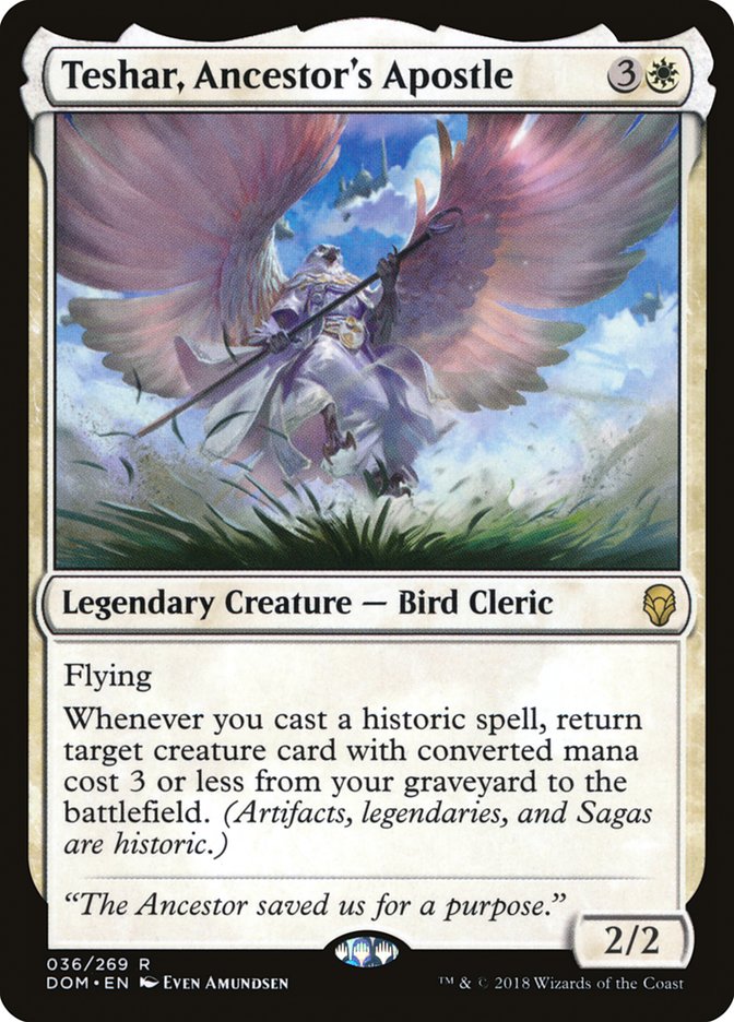 Teshar, Ancestor's Apostle Dominaria #036