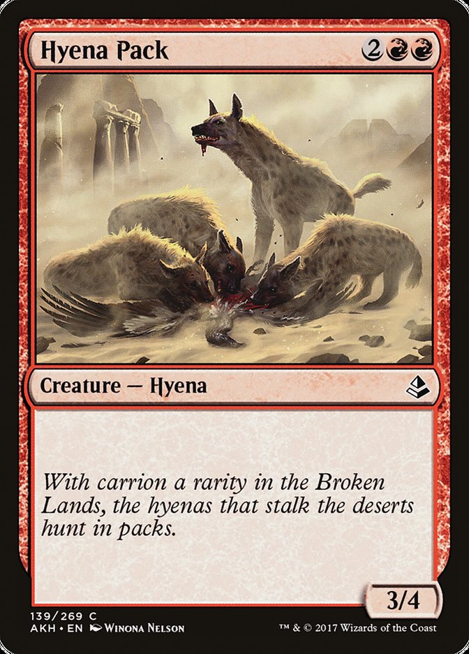 Hyena Pack Amonkhet #139 | Magic! The Gathering Singles