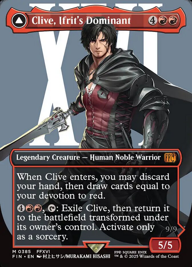 Borderless Clive, Ifrit's Dominant // Ifrit, Warden of Inferno Final Fantasy #385
