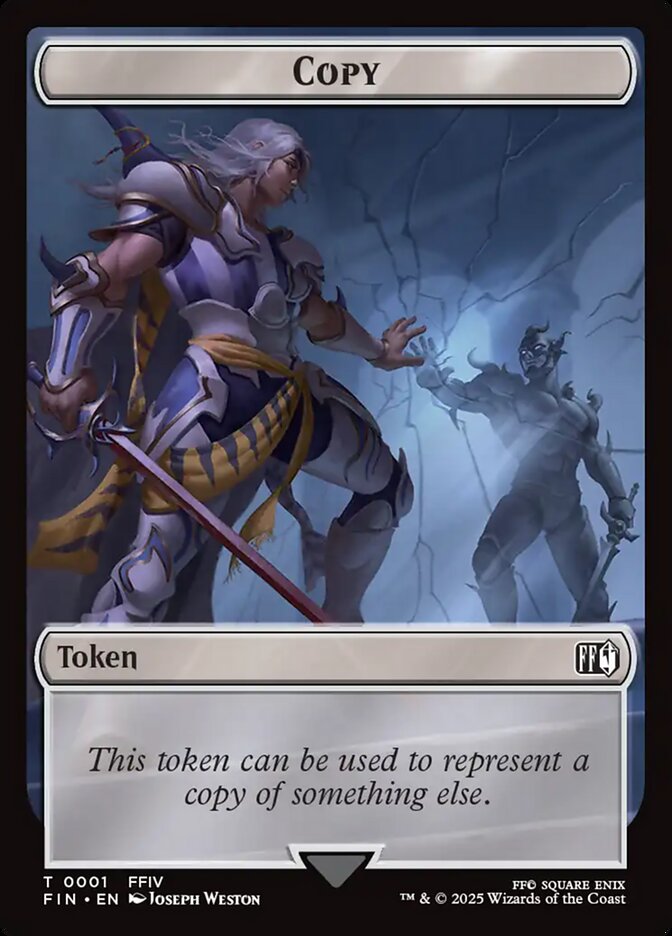 Final Fantasy Copy Token #001 Card Front