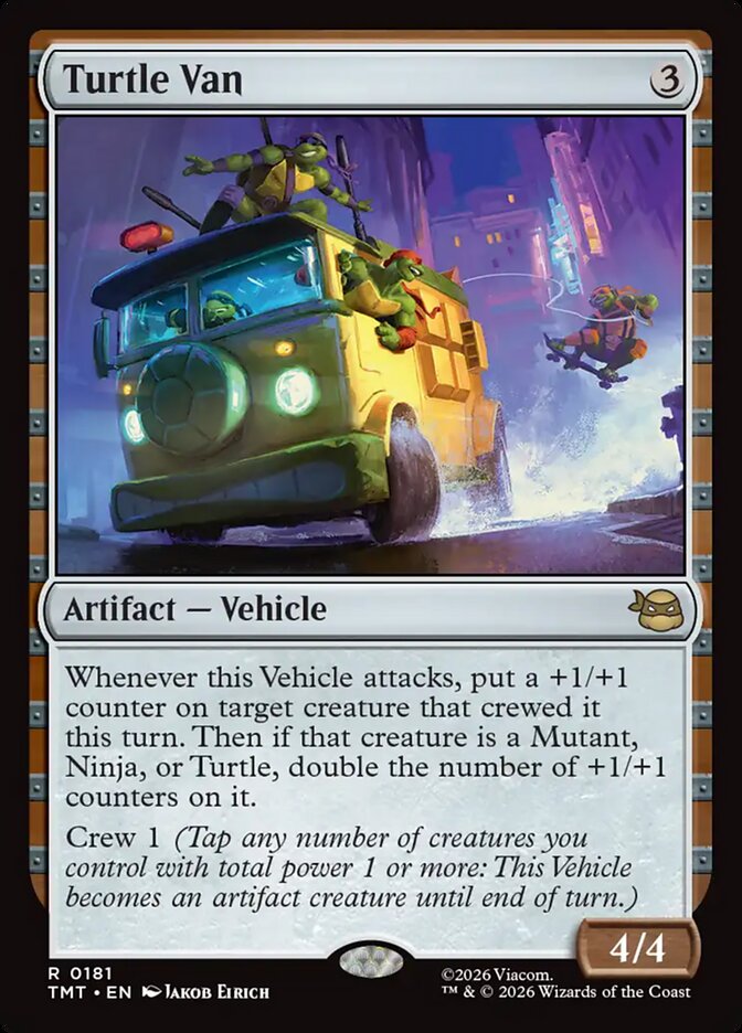 Turtle Van Teenage Mutant Ninja Turtles #181