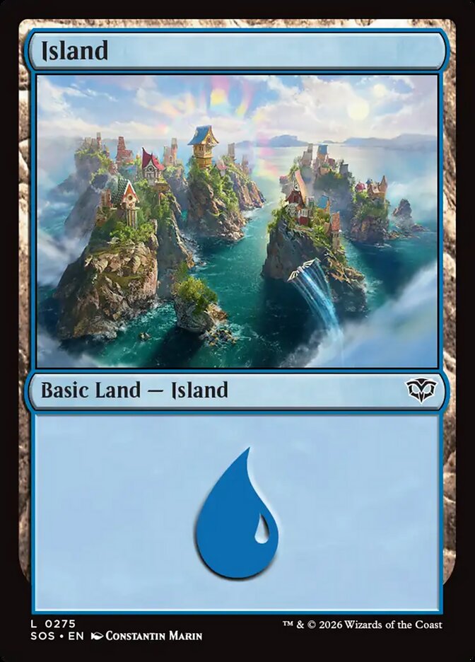 Island Secrets of Strixhaven Basic Land #275Card Front