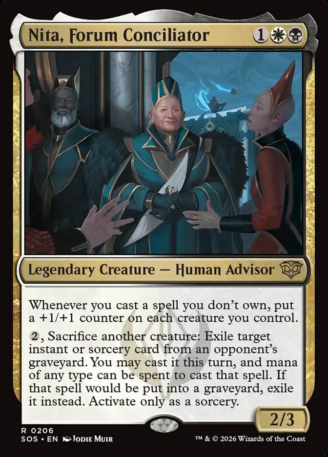 Nita, Forum Conciliator Secrets of Strixhaven #206Card Front