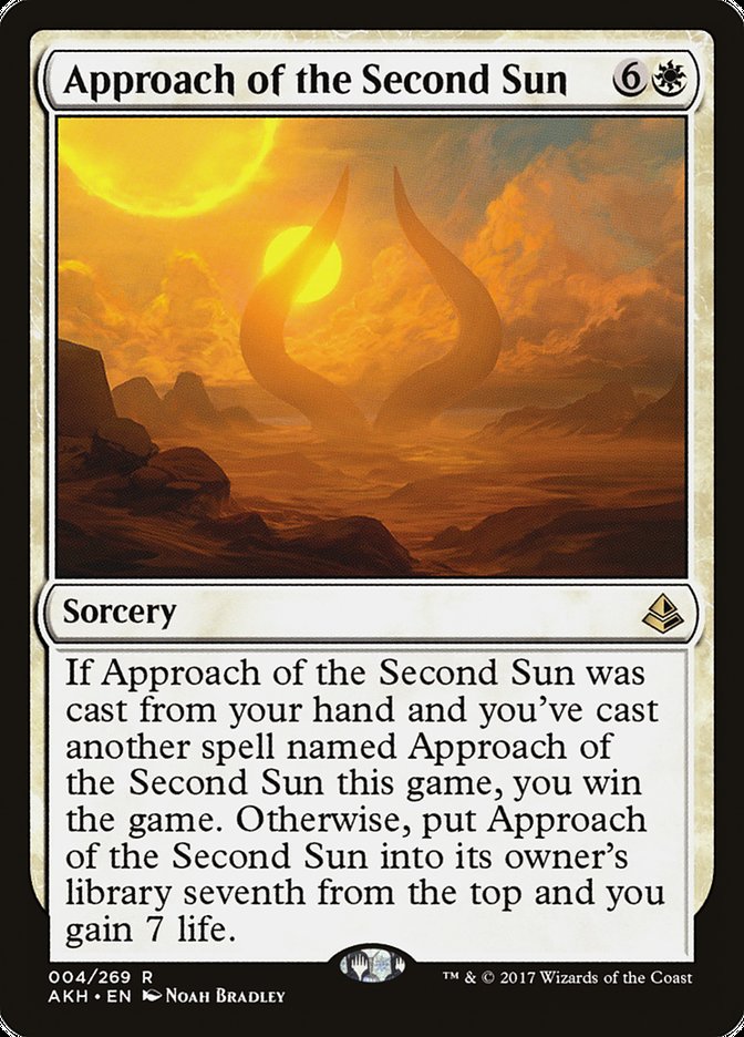 Approach of the Second Sun Amonkhet #004 | Magic! The Gathering Singles