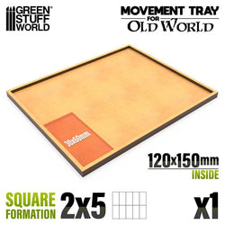 60x30mm 2x5 The Old World Movement Tray | Green Stuff World