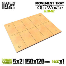 60x30mm 5x2 Slimfit The Old World Movement Tray | Green Stuff World
