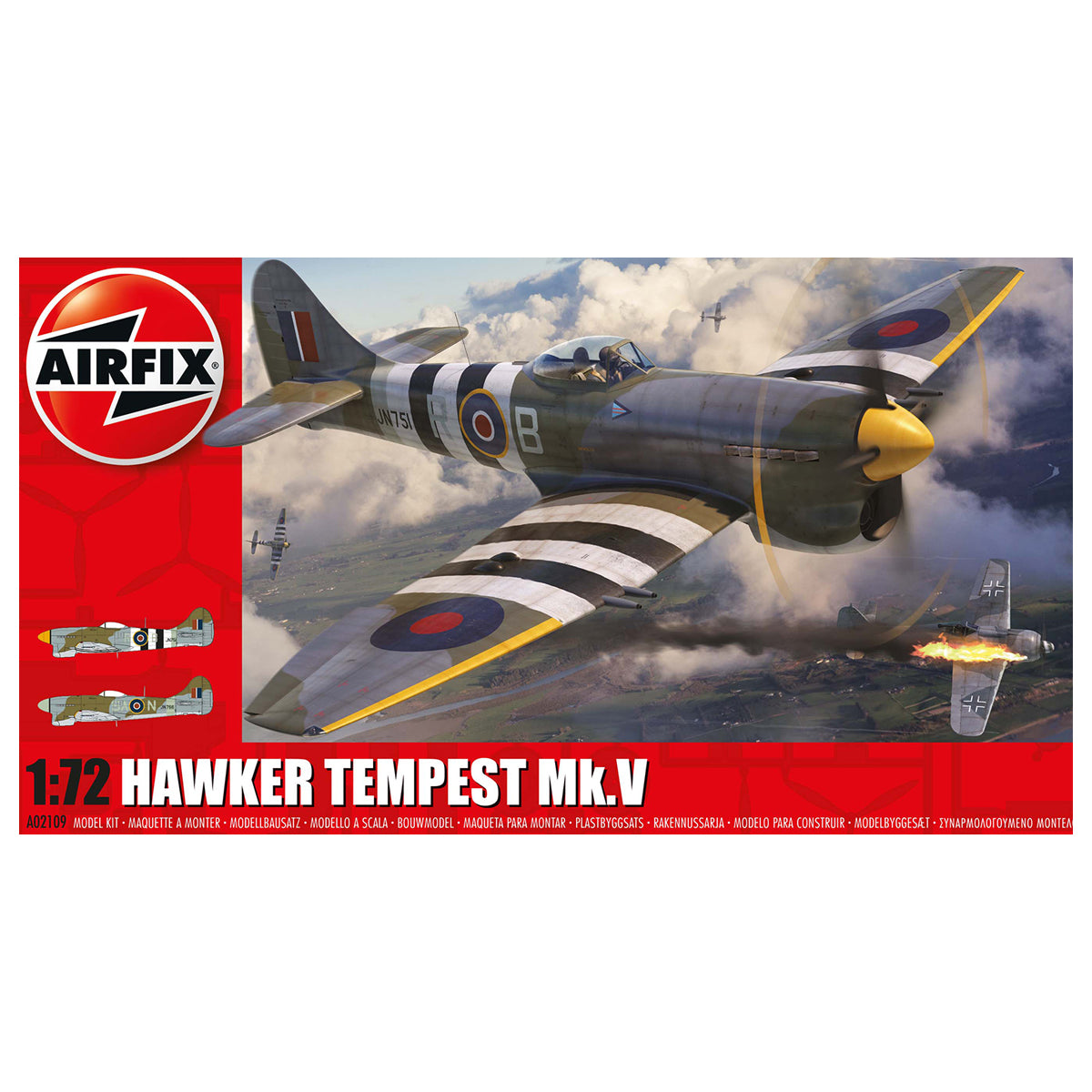 1/72 Hawker Tempest Mk V - Airfix Scale Model (A02109)