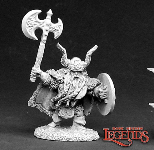 02378 King Harbromm Axehelm Sculpted by Sandra Garrity - reaper miniatures