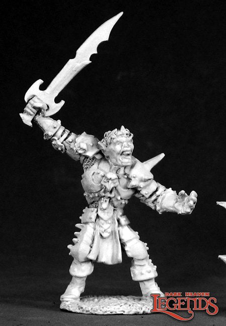 02431 Gragg Elfslayer Orc Reaper Metal Miniature