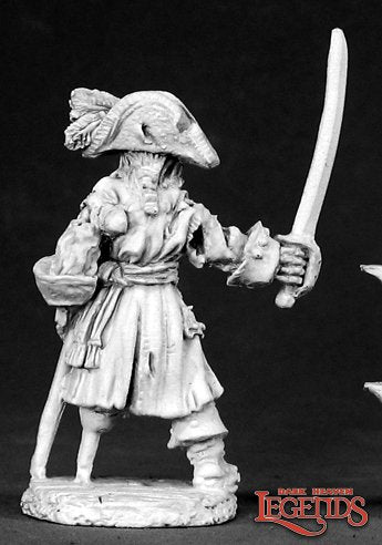 02437 Captain Razig Reaper Metal Miniature