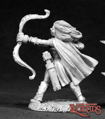 02526: KARA, FEMALE ARCHER sculp...