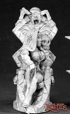 02577 Dark Elf Queen/Throne