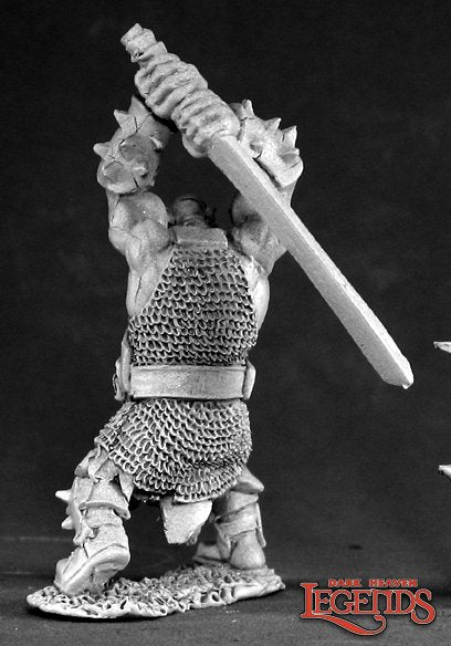 03405: Black Orc Hero, sculpted by Tre Manor
