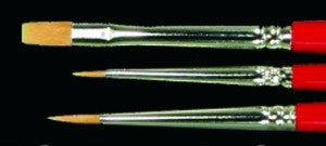 Reaper: Master Series Paints - 08550: Brush Set (3 Brushes - 2F,0,5/0)