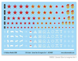 Decals - Soviet Star & Insignia (Rubicon DCUS007) :www.mightylancergames.co.uk