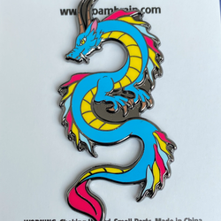 Pansexual Dragon Pride Pin Badge