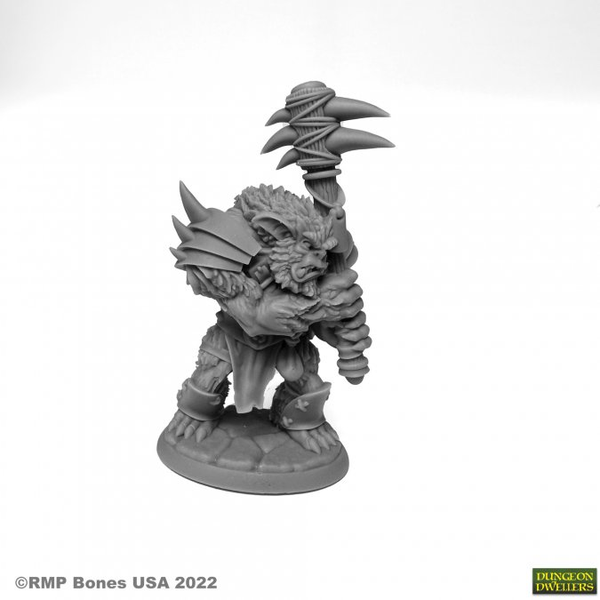 Reaper Miniatures 07092- Tork Bloodclub Bugbear - Bones USA Dungeon Dwellers