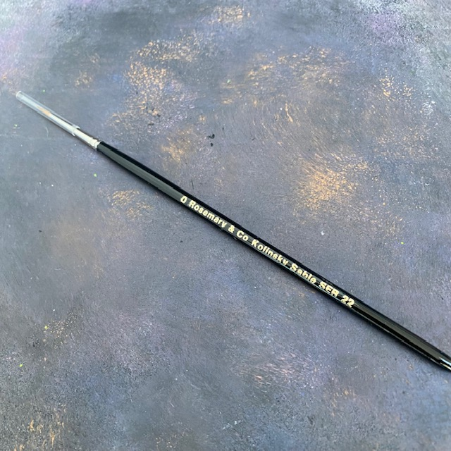 Series 22 Pure Kolinsky - 0 - Rosemary & Co paint brush