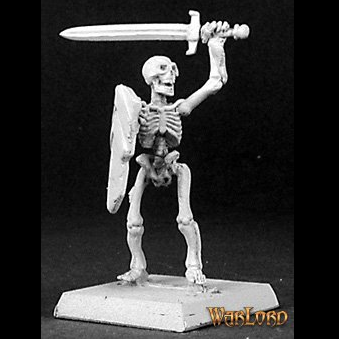 14354 Skeletal Warrior,Necropolis Grunt. Metal skeleton fighting figure