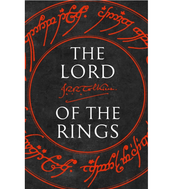 The Lord of the Rings a paperback by J R R Tolkien.