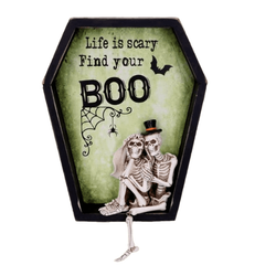 Life Is Scary Find Your Boo Wall Plaque