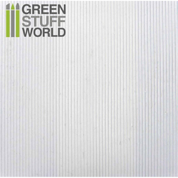 ABS Plasticard Corrugated 0.5mm Textured Sheet- Green Stuff World 