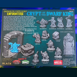 Reaper Miniatures 44151 Crypt Of The Dwarf King - Box Set - Bones Black Dungeon Dwellers 