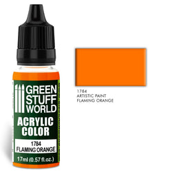 FLAMING ORANGE -Acrylic Colour -1782- Green Stuff World
