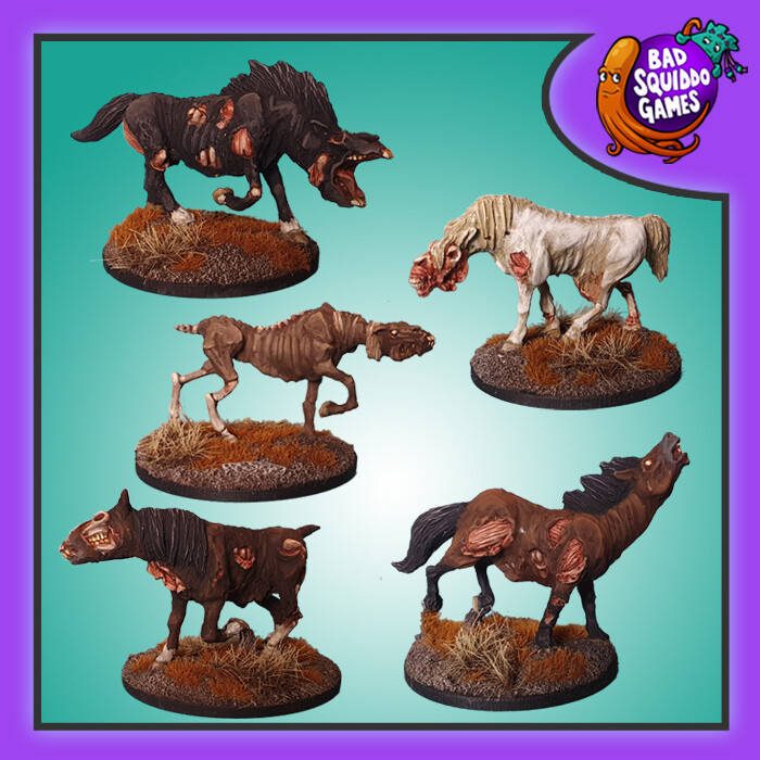 Zombie Horse Herd - Bad Squiddo Games