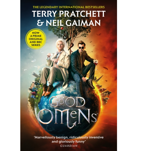 Good Omens a paperback by Terry Pratchett & Neil Gaiman