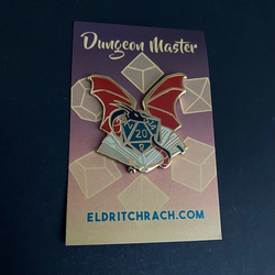 Dungeon Master Dragon Pin Badge