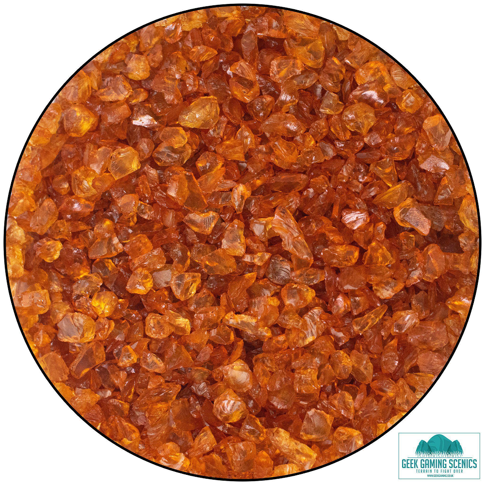 Glass Nuggets- Terracotta 2-4mm - Geek Gaming Scenics