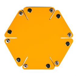 Yellow Folding Hexagon Dice Tray